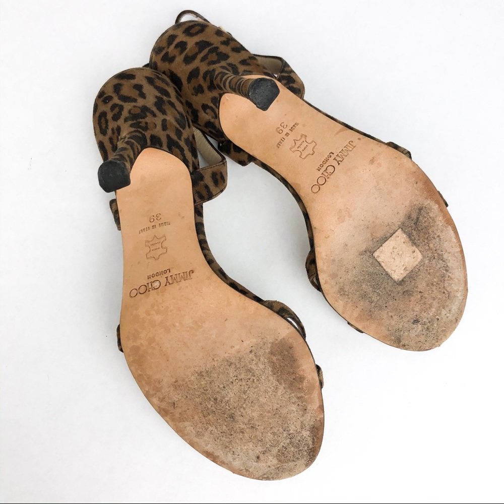 Jimmy Choo | Leopard Print Slingback Heels - image 6